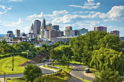 view of Connecticut. limo service in New York.