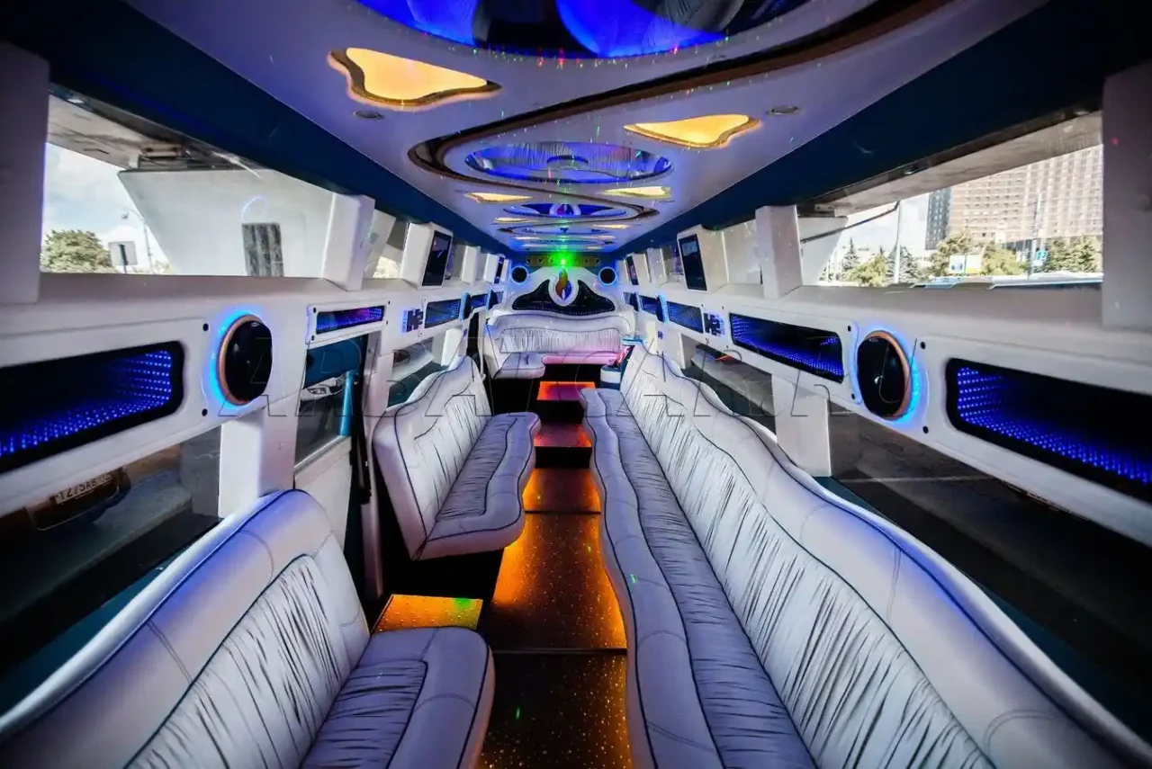 limo vs stretch limo
standard limo3the inside of a party bus with white leather seats